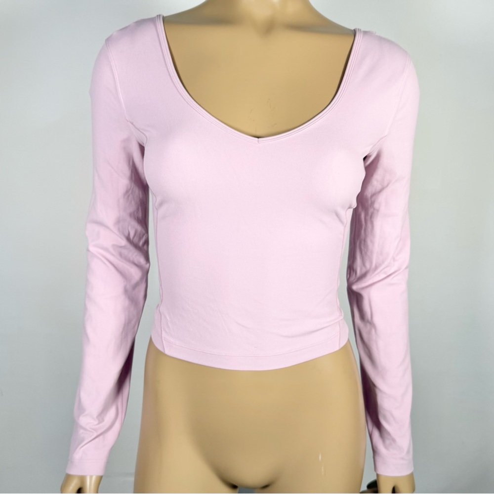 Lululemon Athletica Women's Size 4 Align Long Sleeve Shirt Nulu Fabric